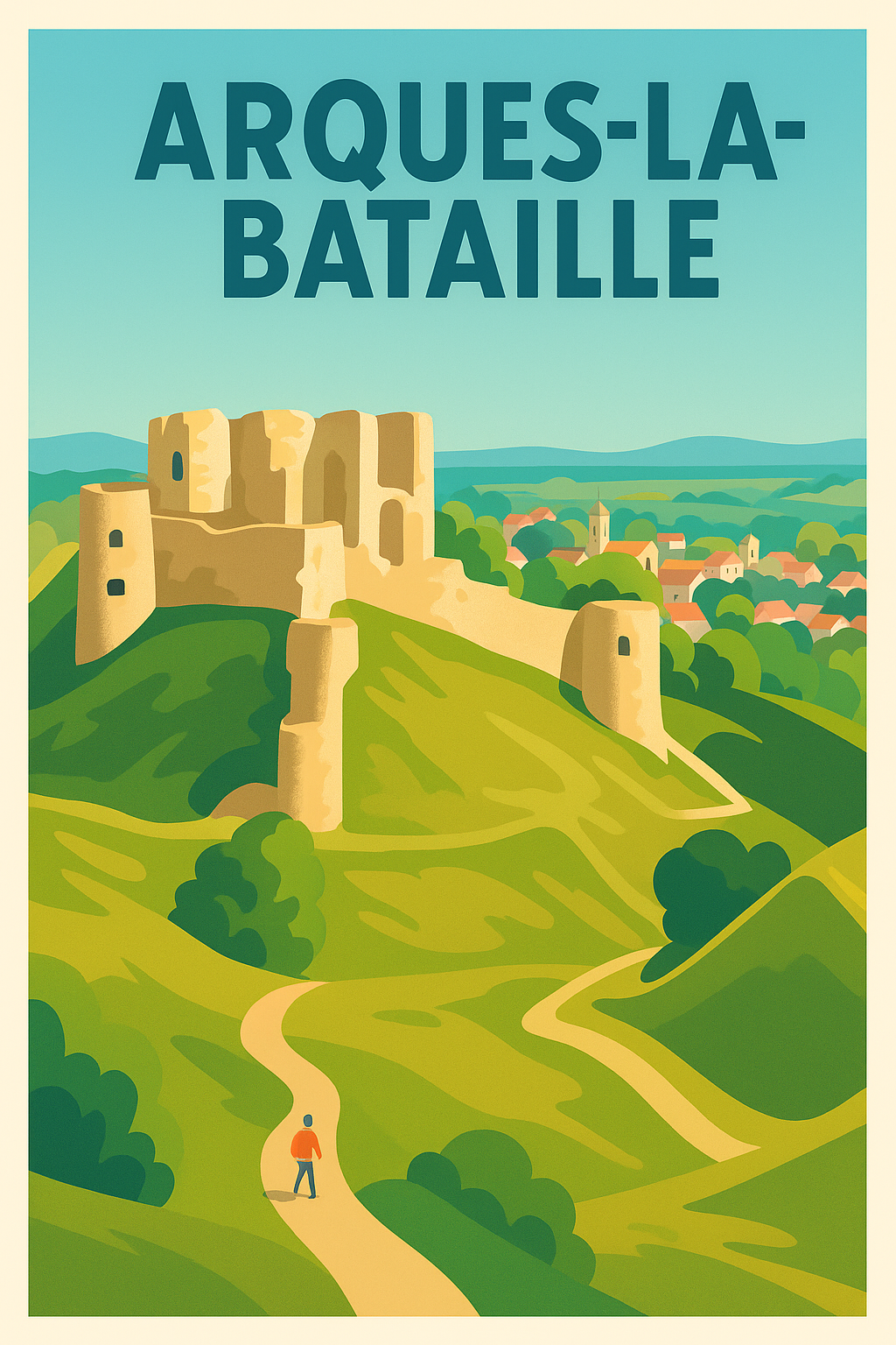 Affiche de Arques-la-Bataille - Voyage au cœur de l'histoire normande