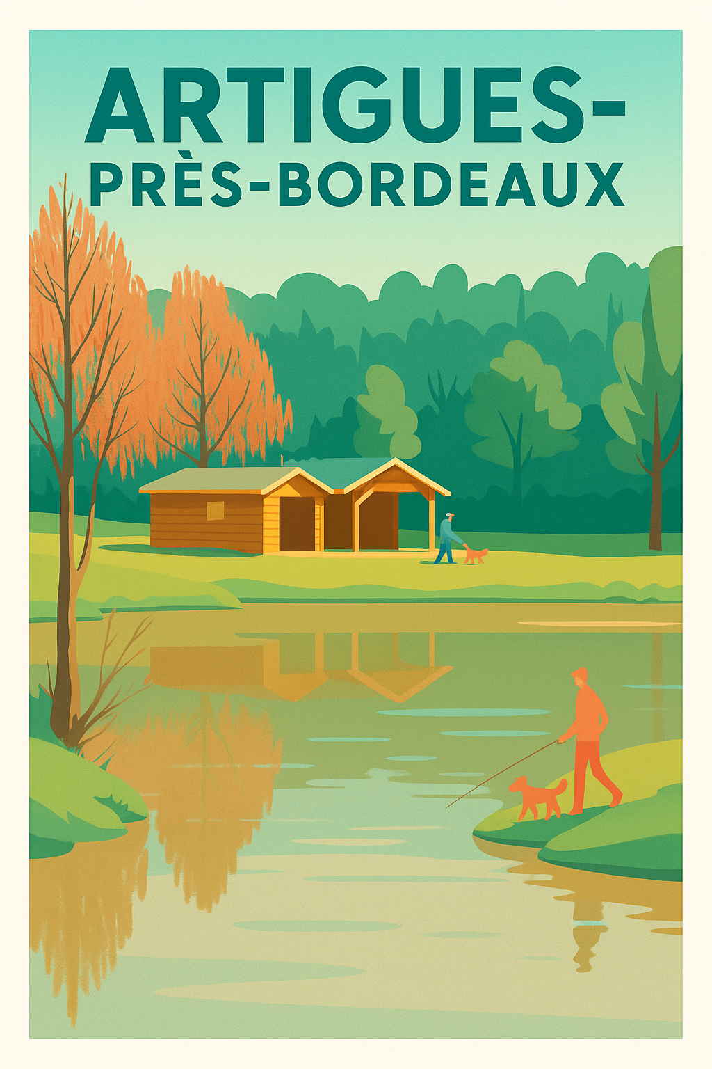 Affiche de Artigues-près-Bordeaux - Escapade nature au bord de l'eau