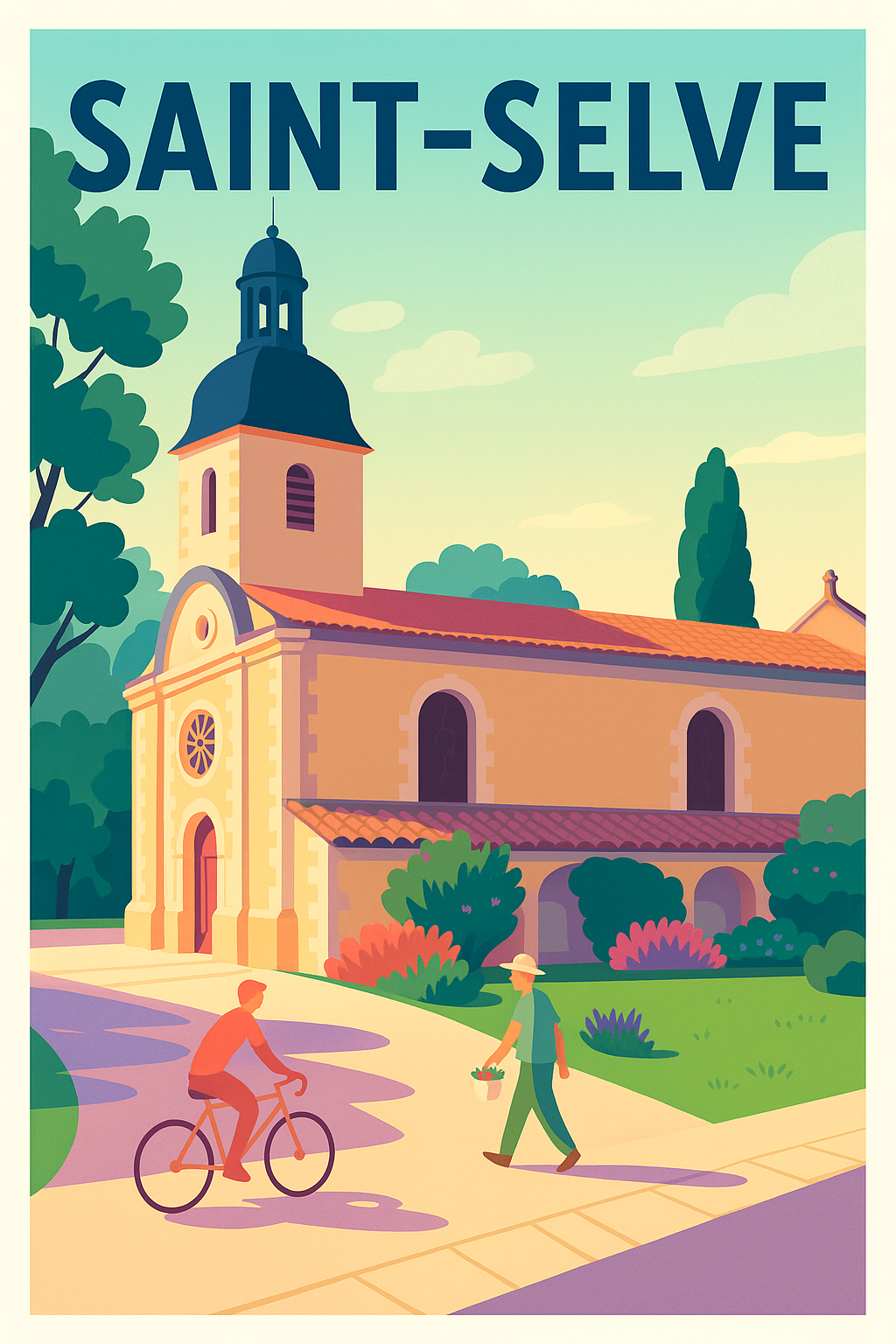 Affiche de Saint-Selve - Charme et sérénité campagnarde