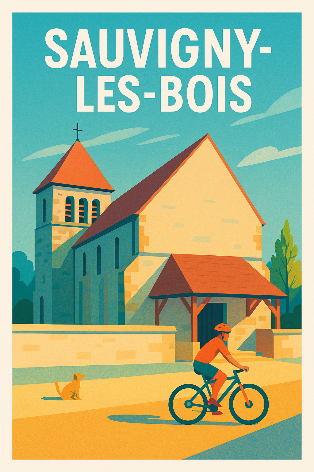 Affiche de Sauvigny-les-Bois - Une paisible balade au cœur du village
