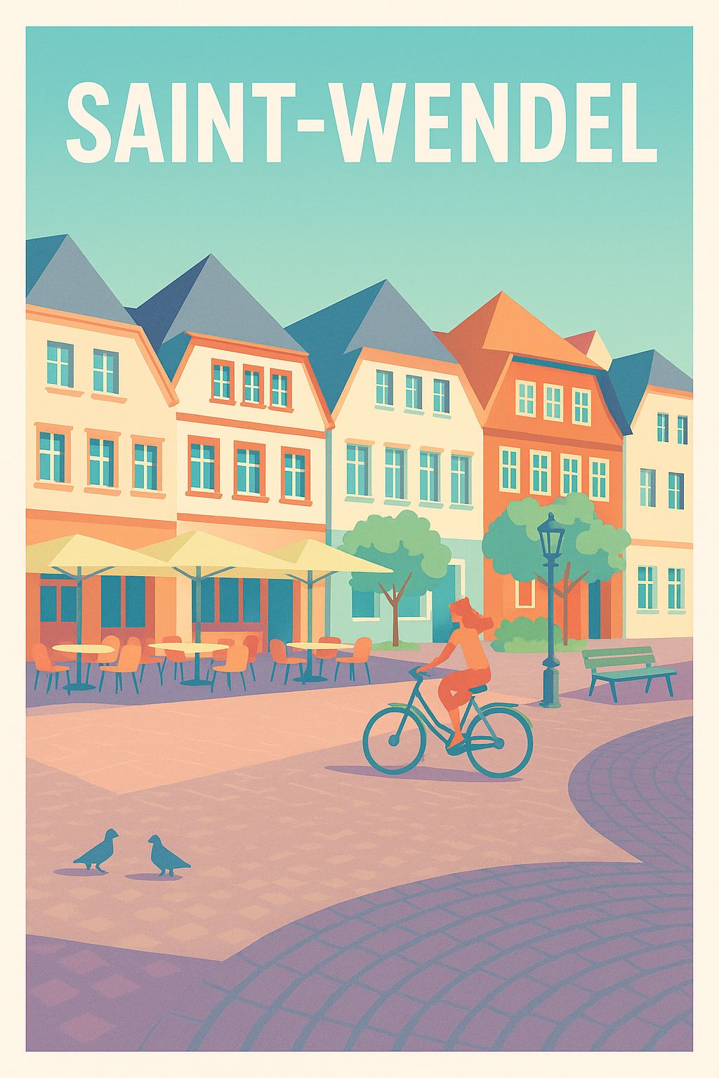 Affiche de Saint-Wendel - Charme paisible au cœur de la ville