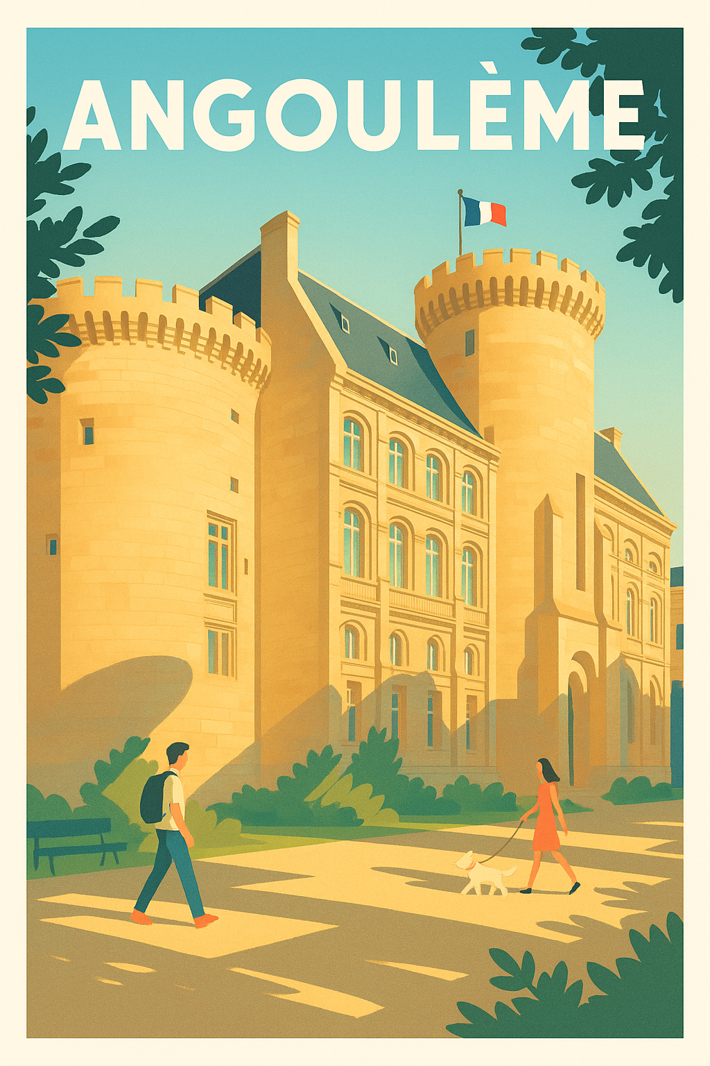 Affiche de Angoulême - Charme et histoire au cœur de la ville