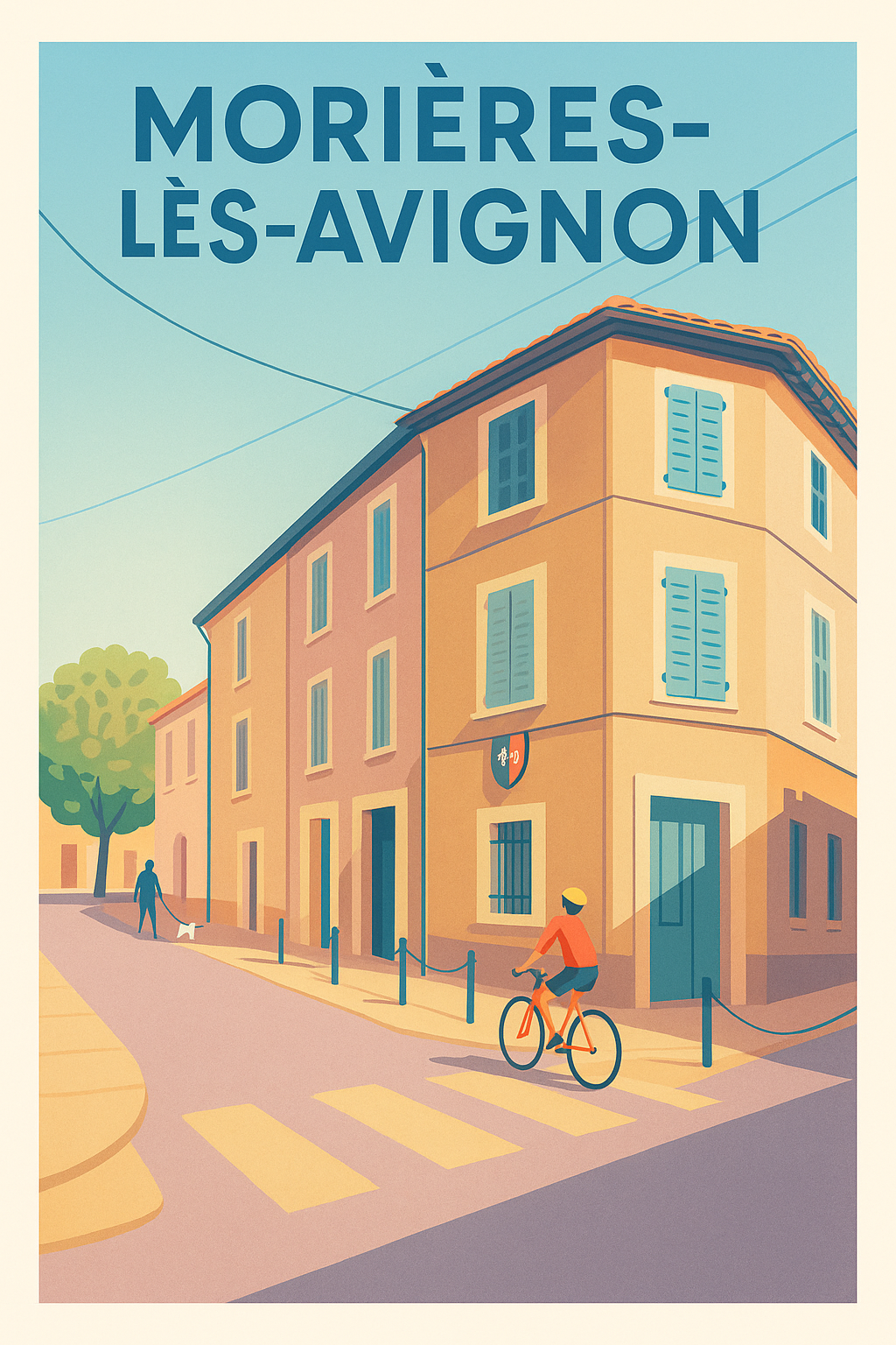 Affiche de Morières-lès-Avignon - Charme et douceur de vivre provençale