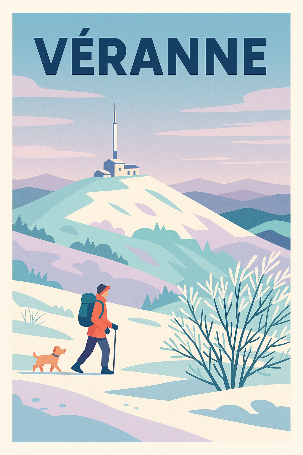 Affiche de Véranne - Escapade hivernale au sommet