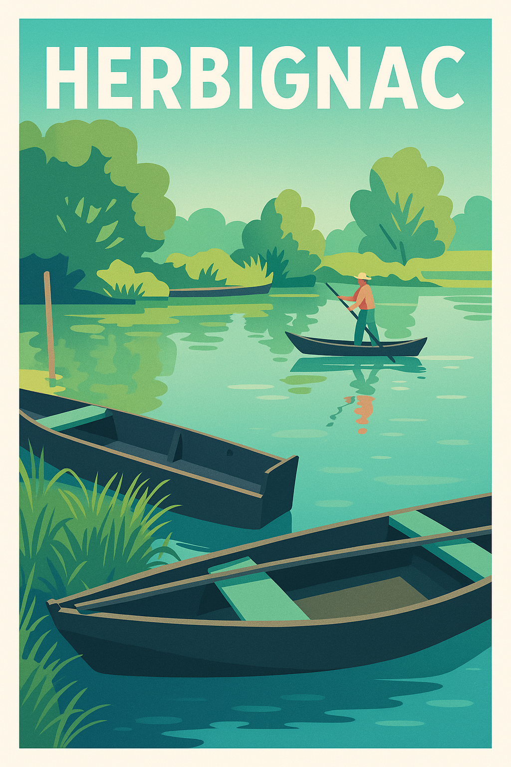 Affiche de Herbignac - L'évasion paisible au fil de l'eau