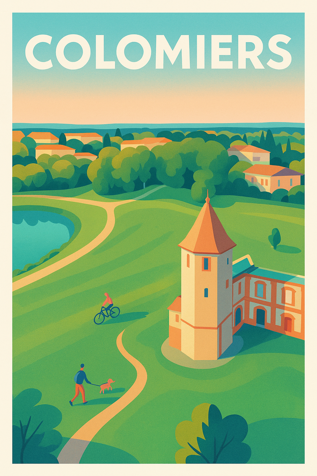 Affiche de Colomiers - Évasion verte au cœur de la ville