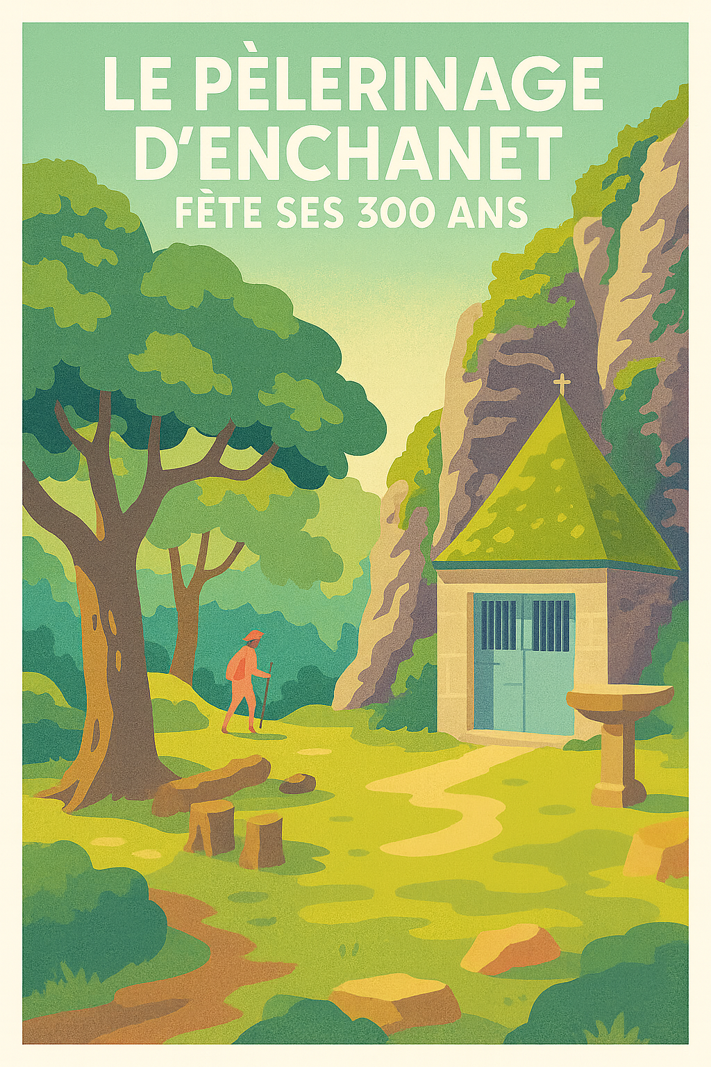 Affiche de Enchanet - Le pèlerinage aux 300 ans d'histoire