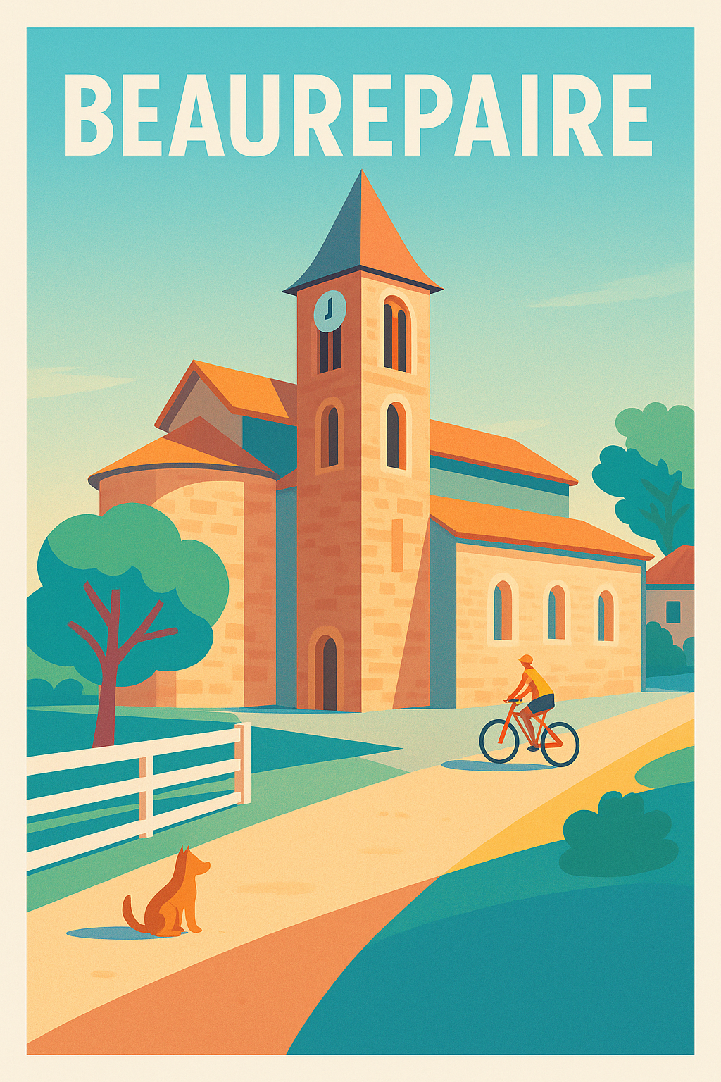 Affiche de Beaurepaire - Charme campagnard et douceur de vivre