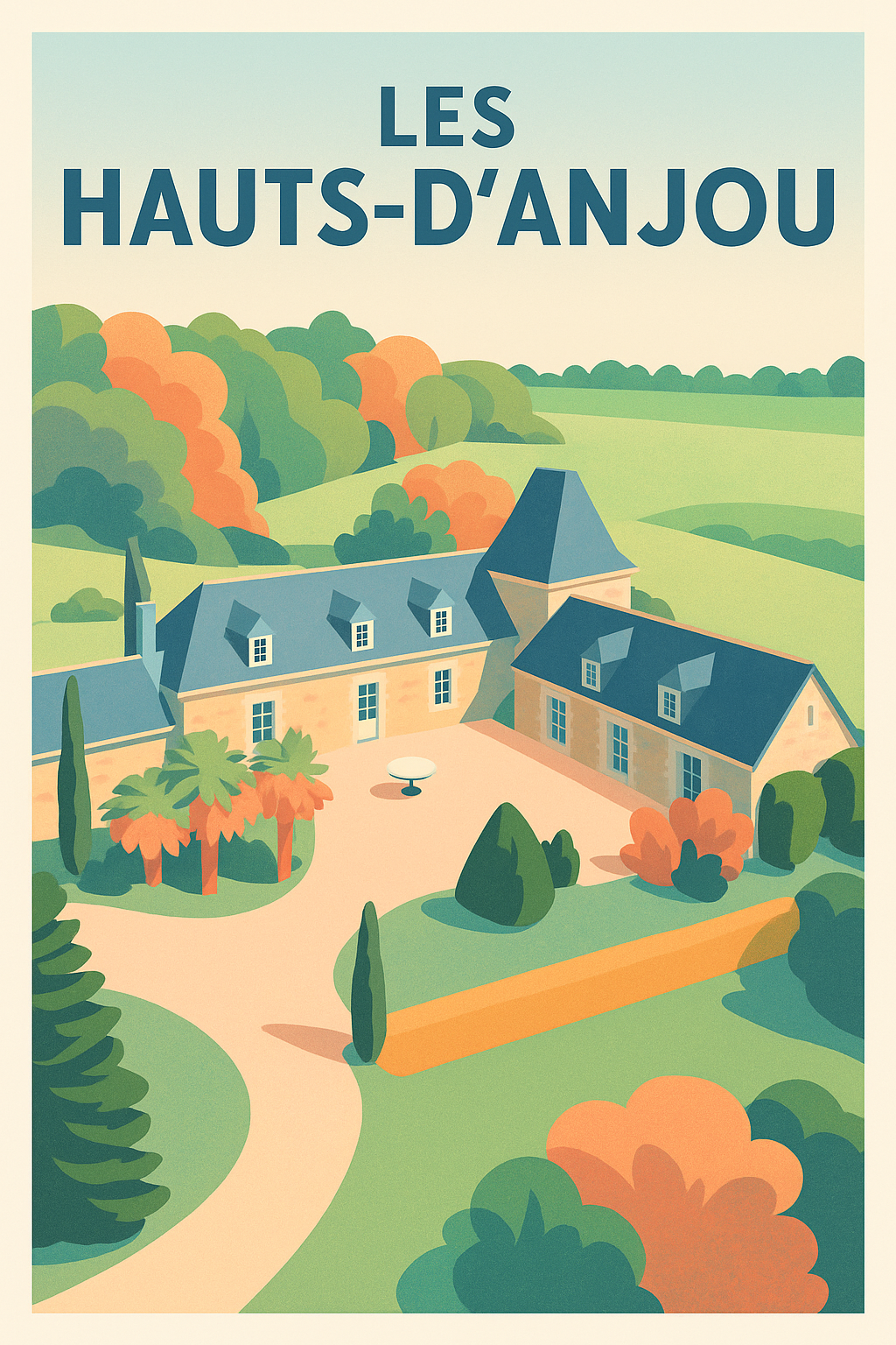 Affiche de Les Hauts-d'Anjou - Charme et Sérénité Angevine