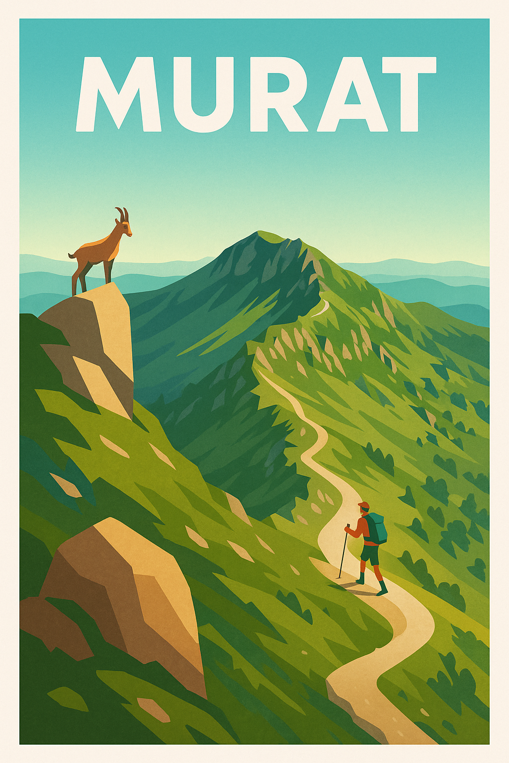 Affiche de Murat - Évasion Nature au Cœur des Montagnes