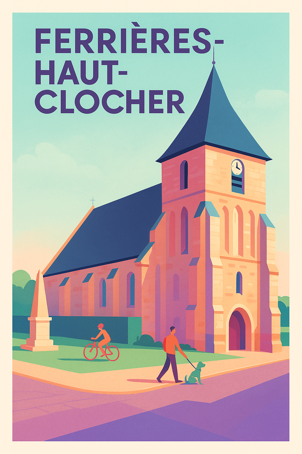 Affiche de Ferrières-Haut-Clocher - Charme et sérénité en campagne normande