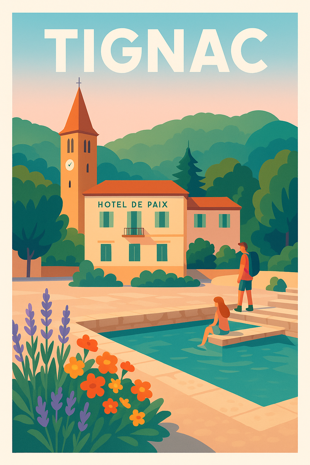 Affiche de Tignac - Escapade paisible au cœur de la nature