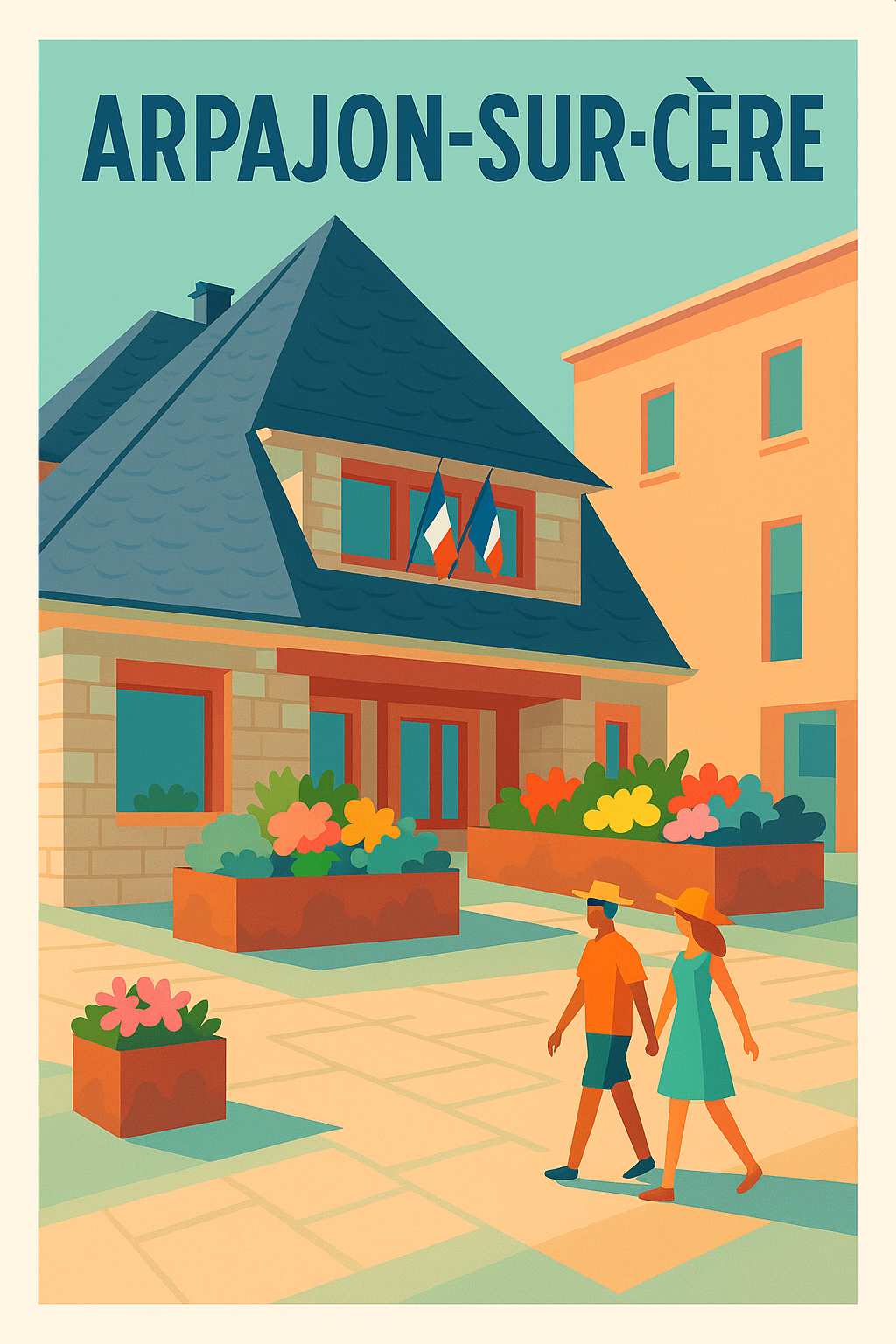 Affiche de Arpajon-sur-Cère - Charme et sérénité en Auvergne