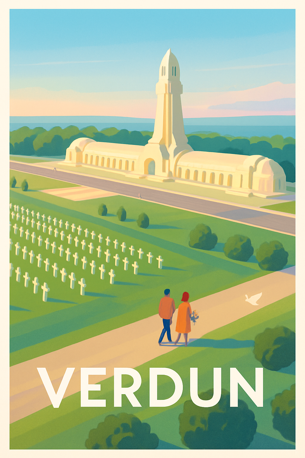 Affiche de Verdun - Mémoire et sérénité au Mémorial