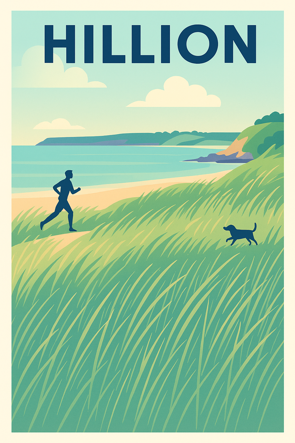 Affiche de Hillion - Évasion et nature en bord de mer