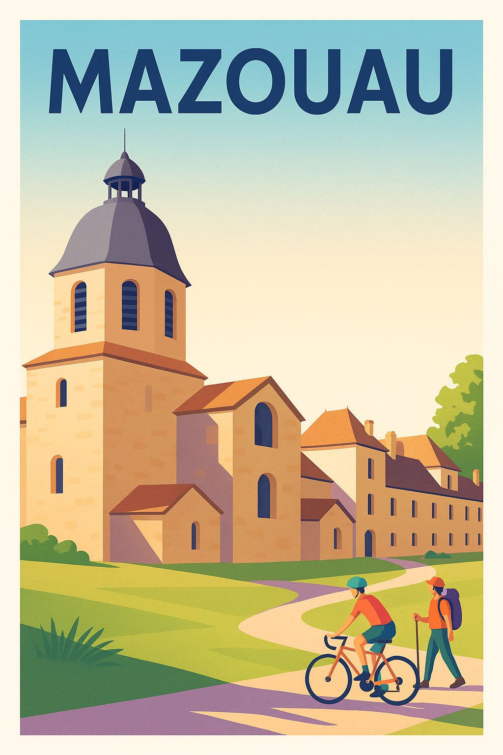 Affiche de Mazouau - Évasion et nature au cœur du patrimoine