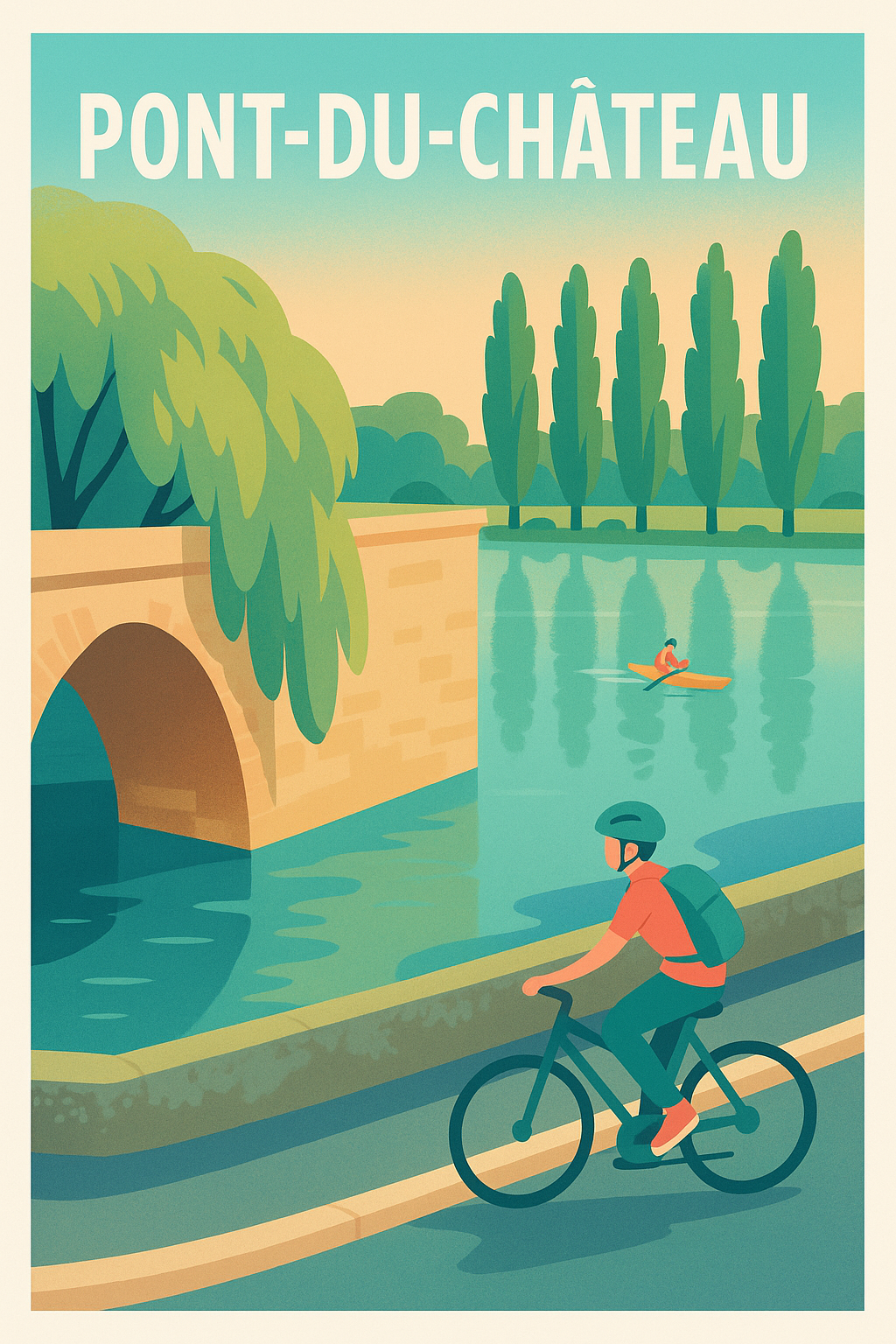 Affiche de Pont-du-Château - Escapade au fil de l'eau