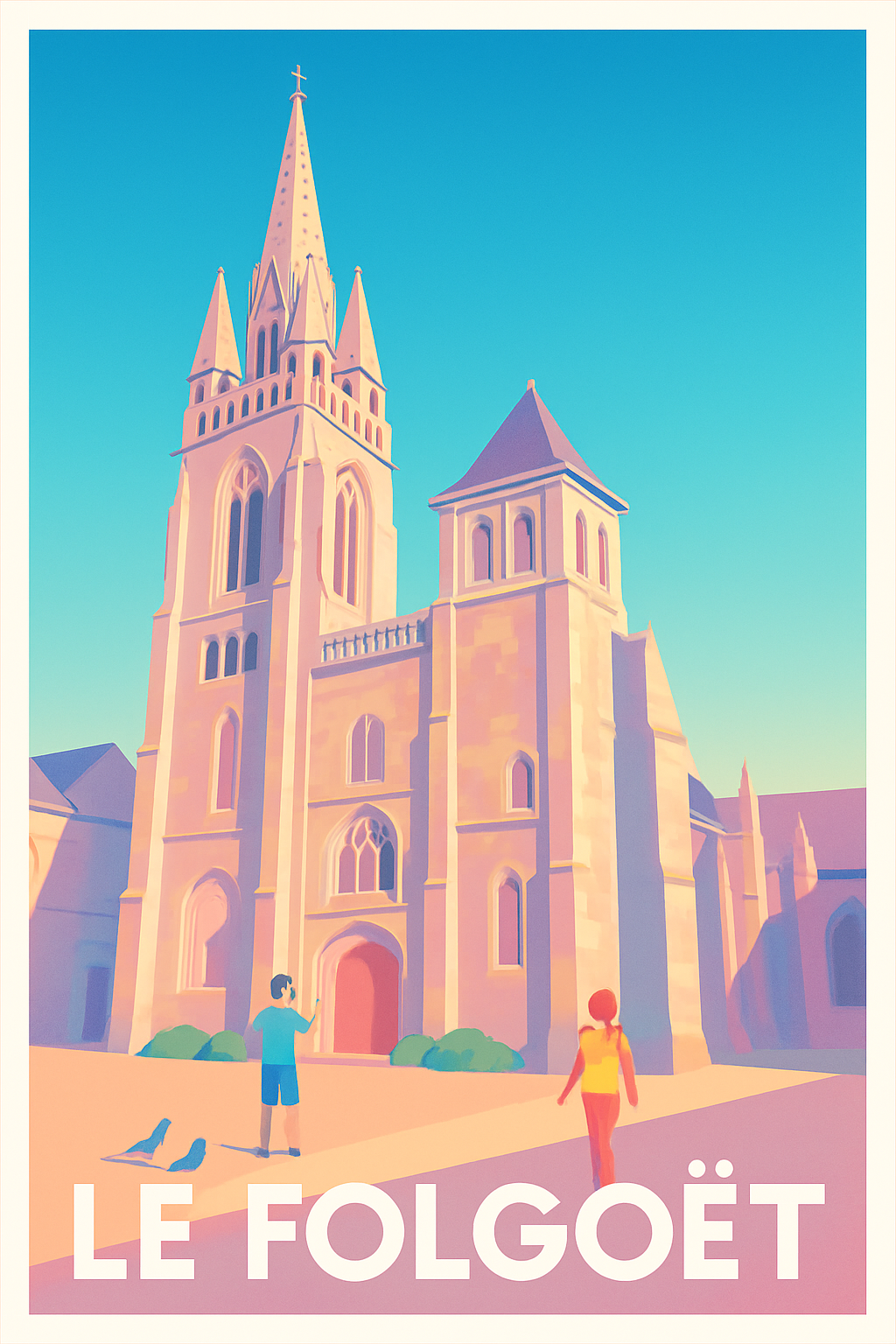 Affiche de Le Folgoët - Charme et lumière bretons
