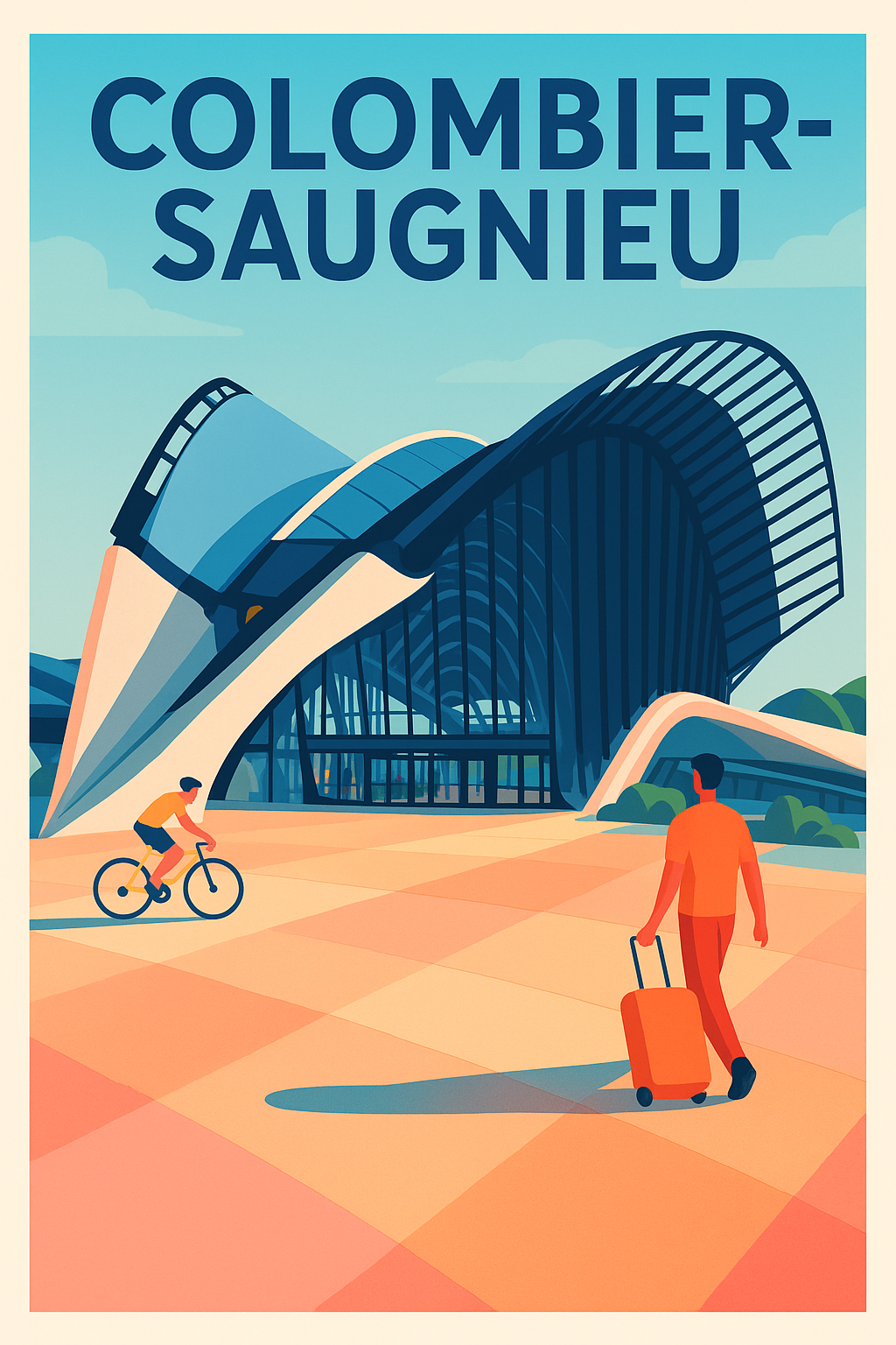 Affiche de Colombier-Saugnieu - Porte d’entrée moderne et dynamique