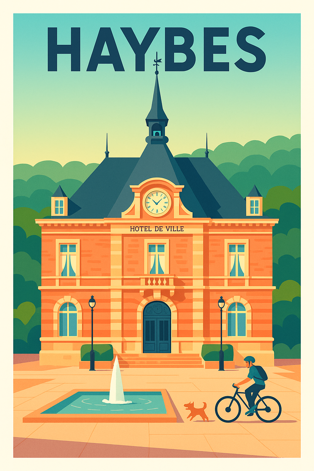 Affiche de Haybes - Charme et sérénité au cœur de la ville