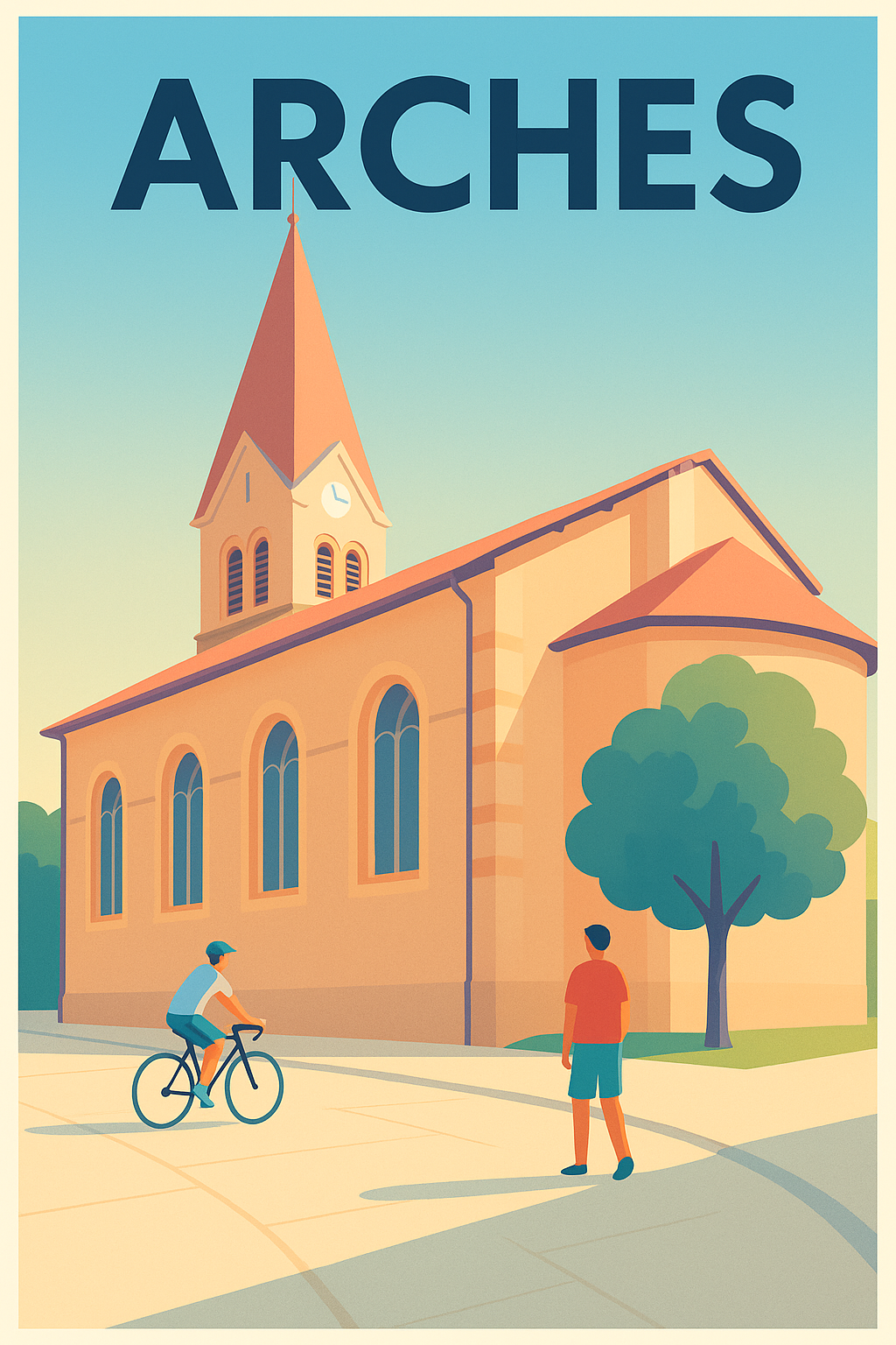Affiche de Arches - Charme et sérénité au cœur du village