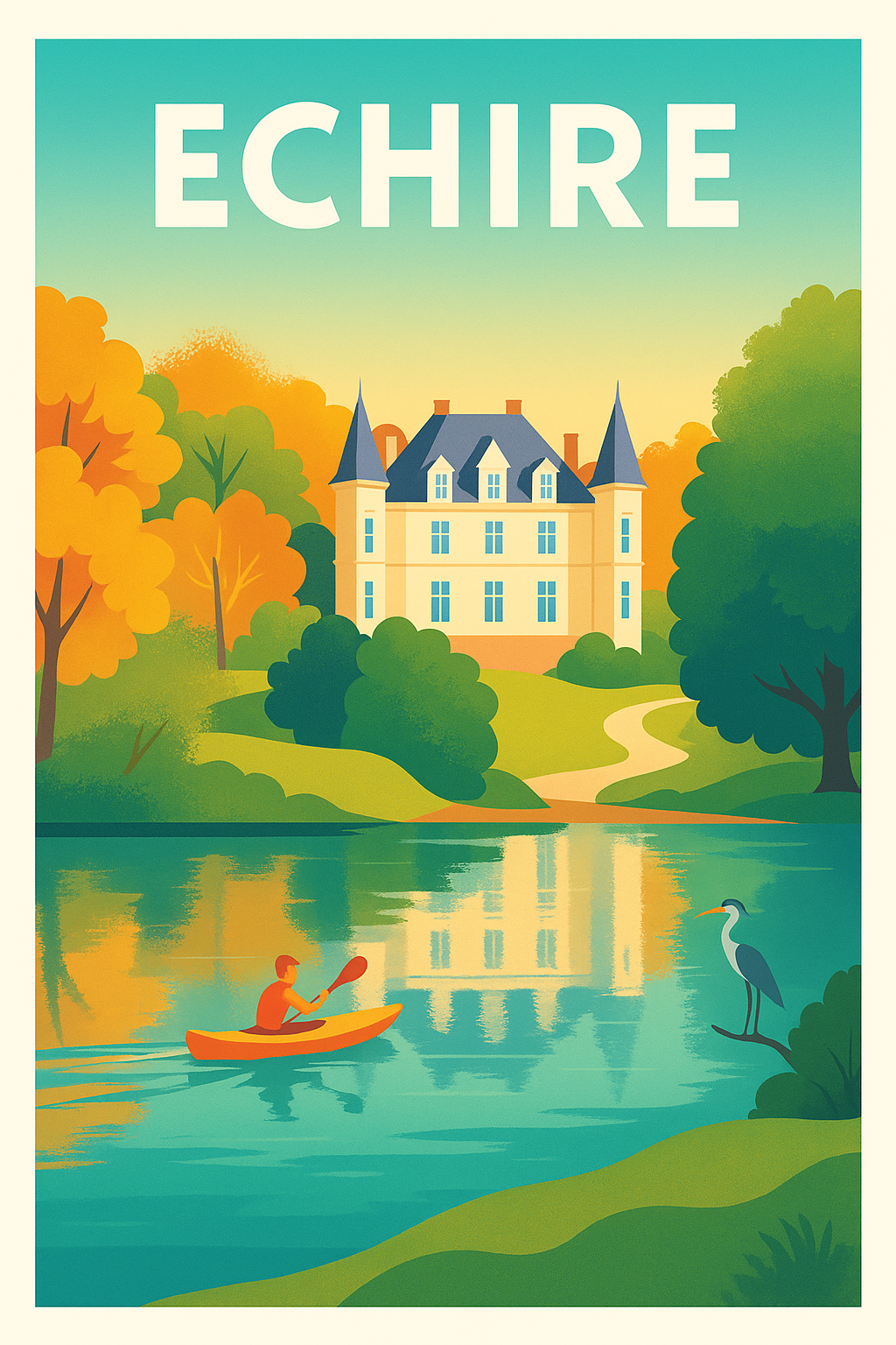 Affiche de Échiré - Escapade paisible au bord de l'eau