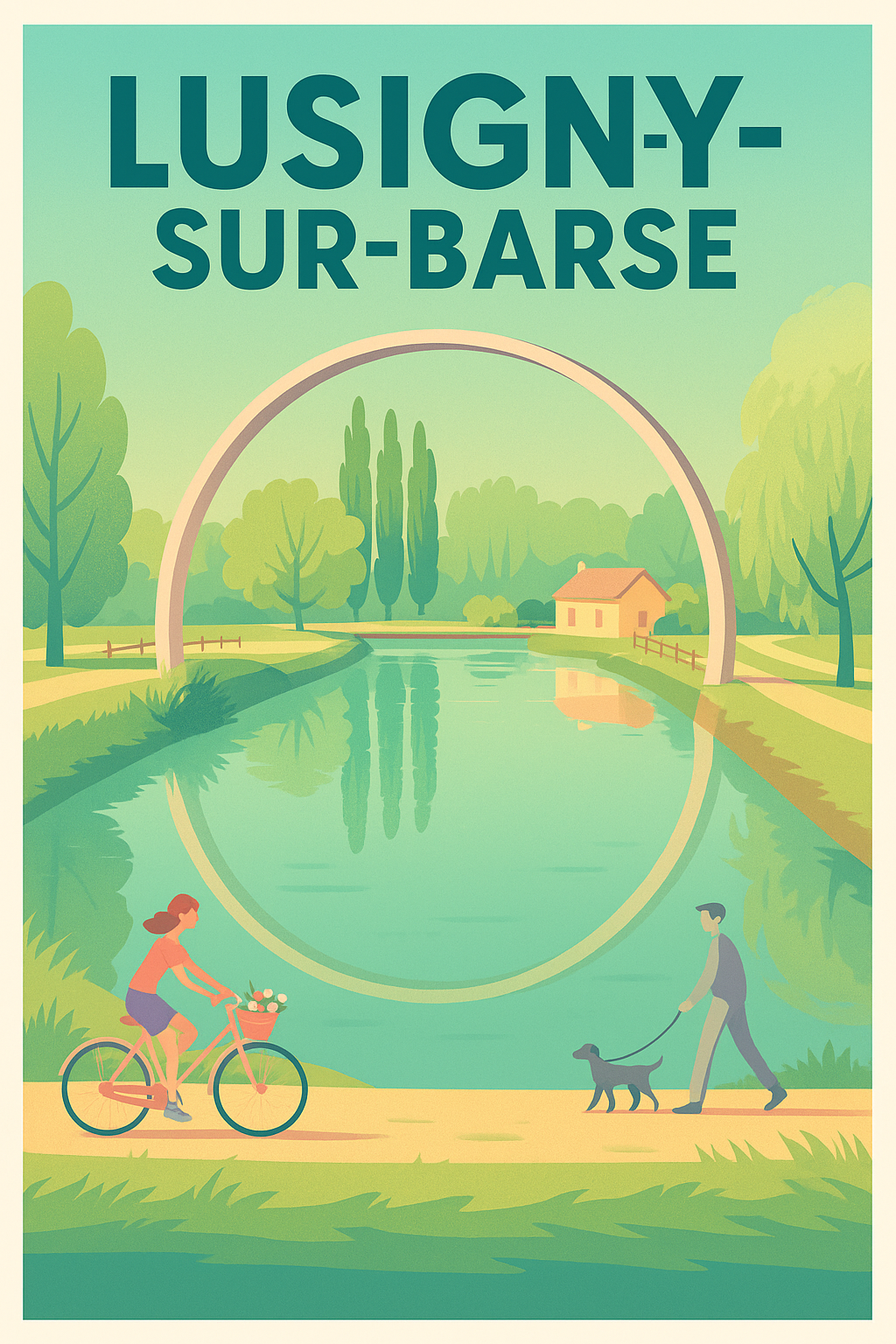 Affiche de Lusigny-sur-Barse - Charme et Sérénité au Bord de l'Eau