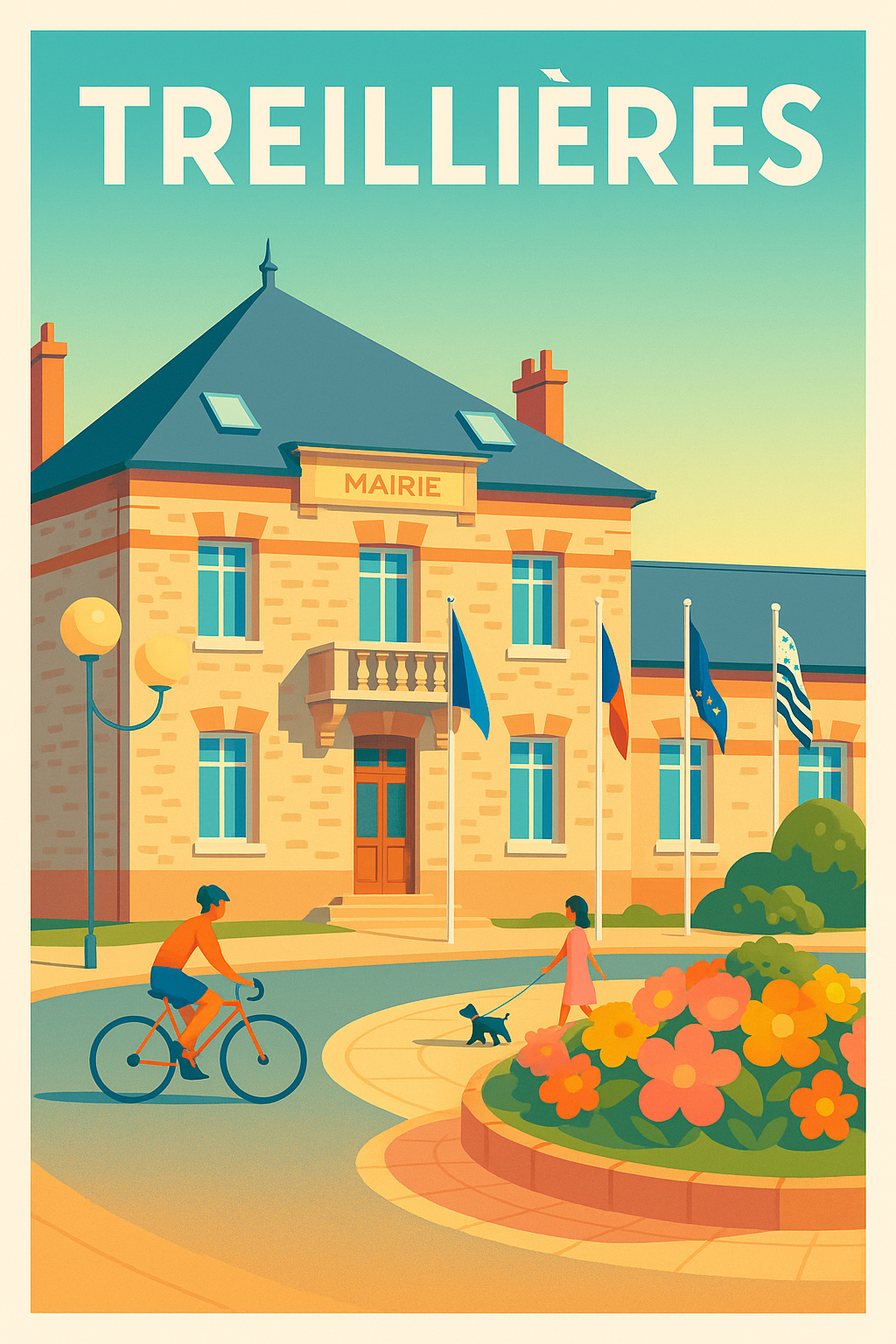 Affiche de Treillières - Charme et douceur de la mairie