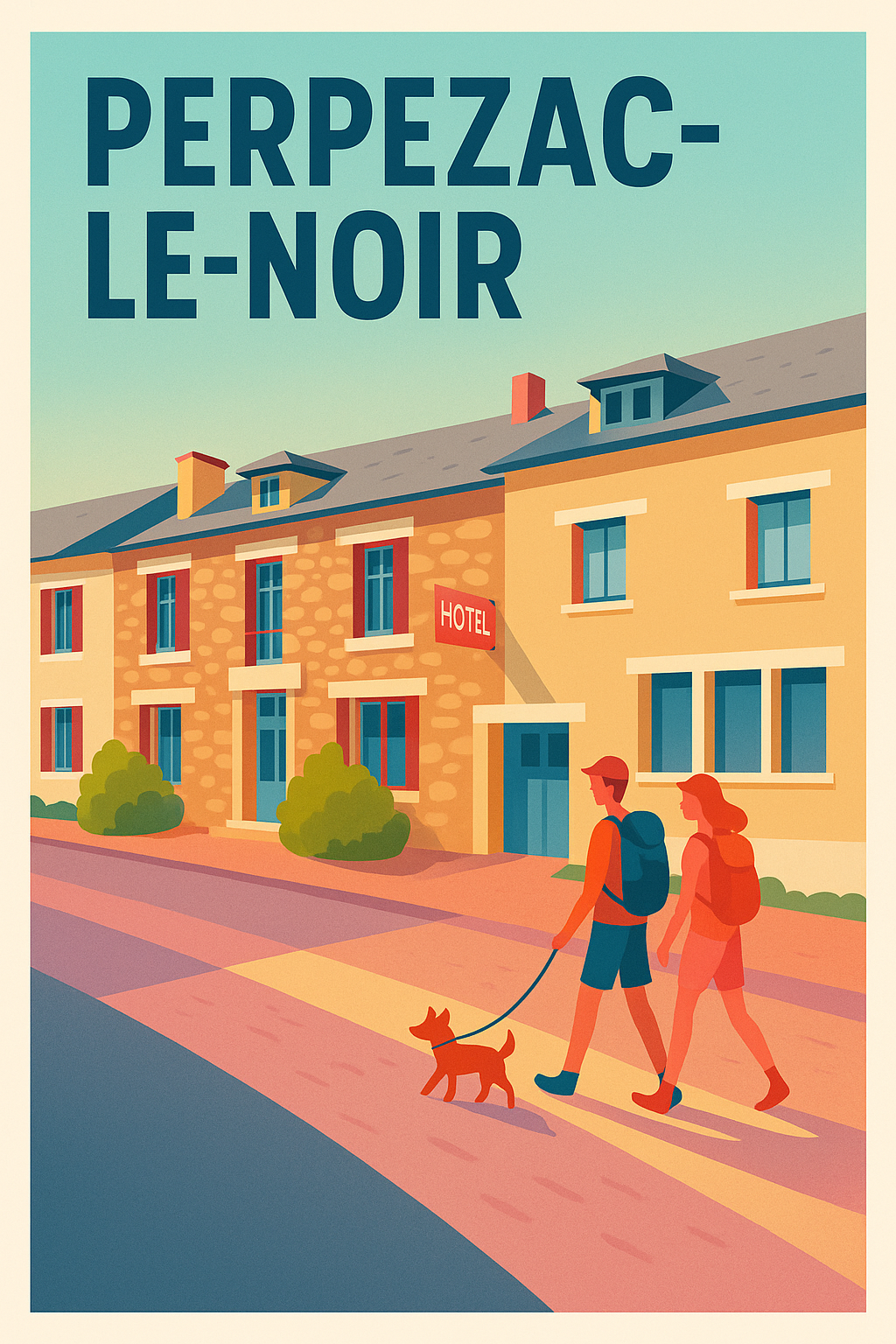 Affiche de Perpezac-le-Noir - Escapade tranquille au cœur du village