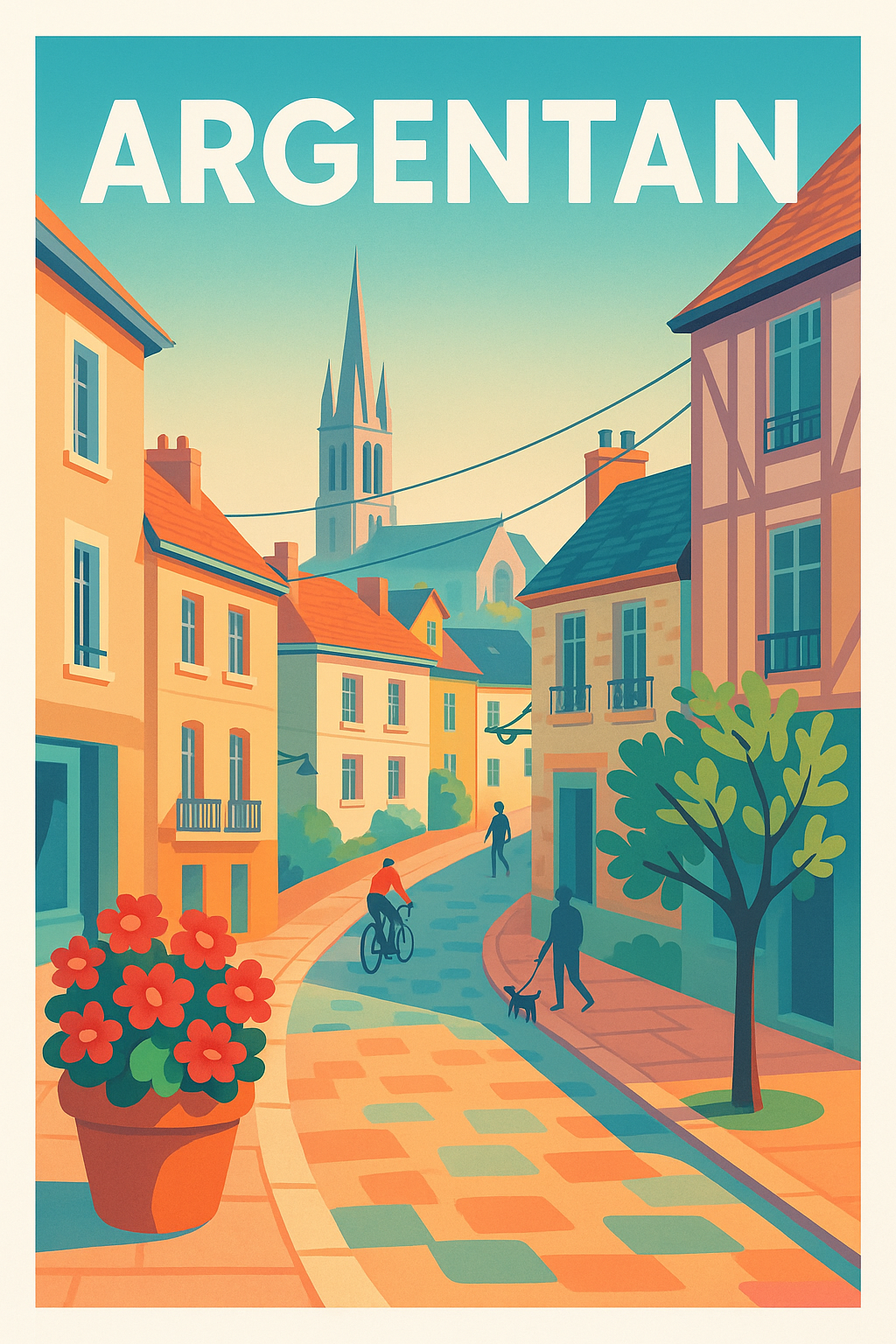 Affiche de Argentan - Flânerie paisible au cœur de la Normandie