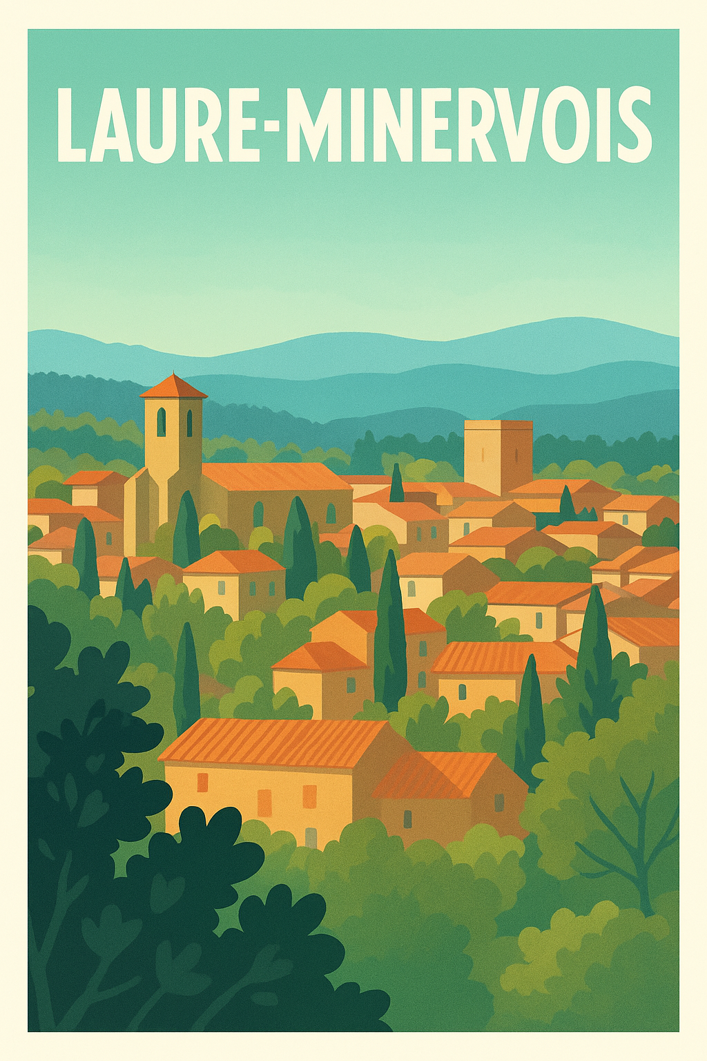 Affiche de Laure-Minervois - Évasion au cœur du Minervois