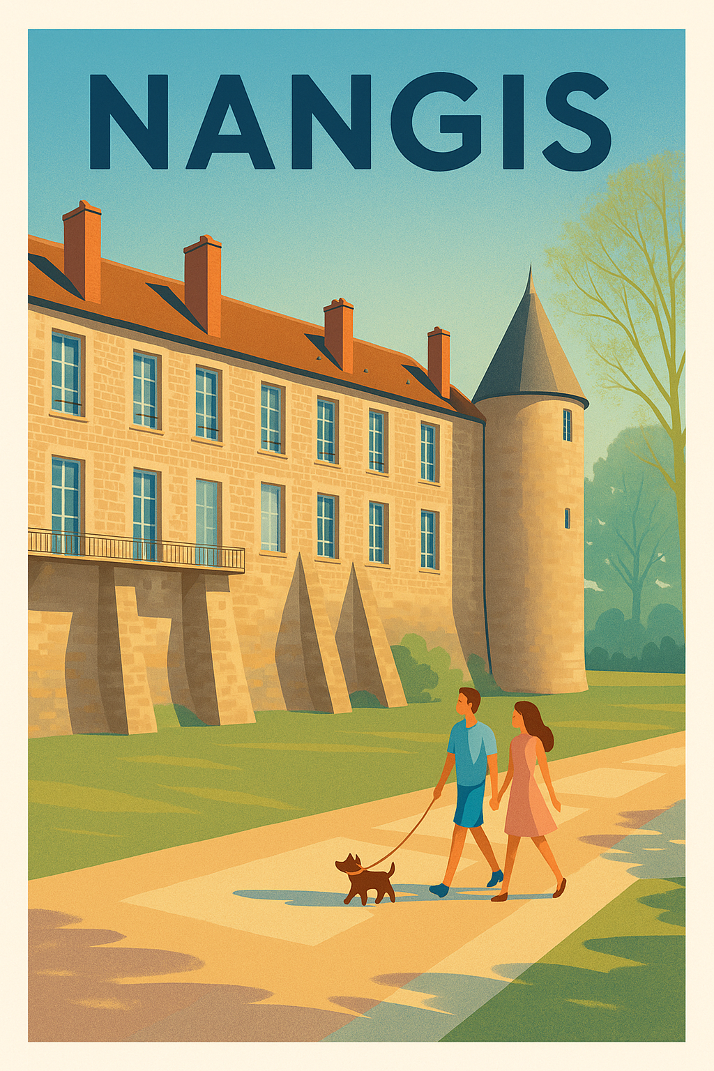 Affiche de Nangis - Promenade au château enchanteur