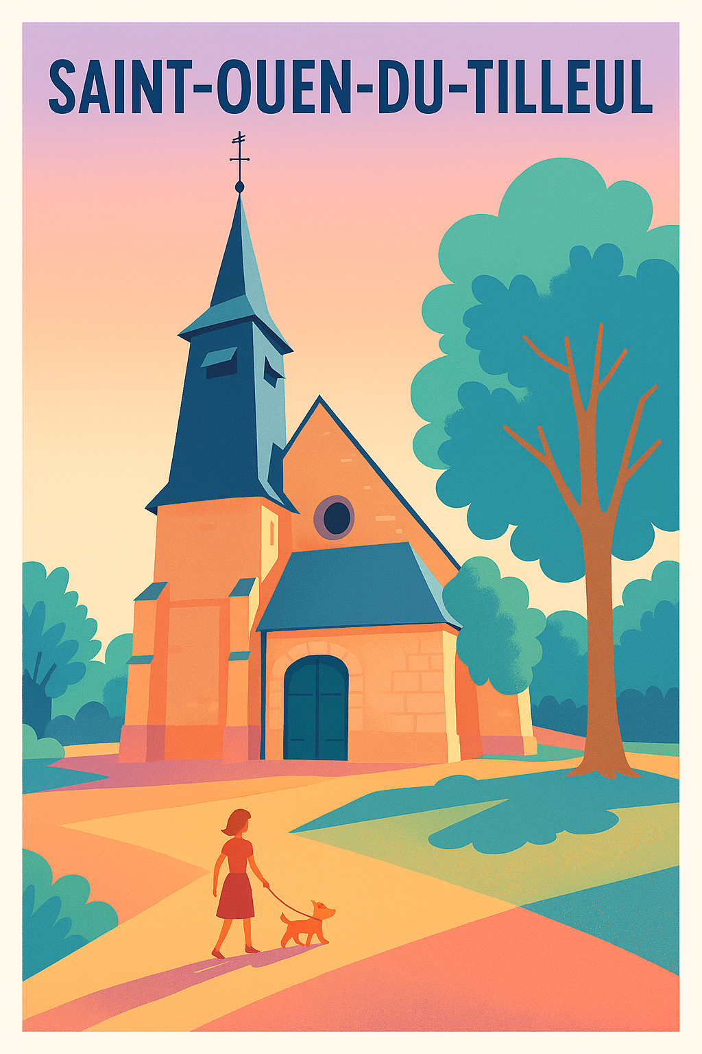 Affiche de Saint-Ouen-du-Tilleul - Charme paisible et cadre verdoyant