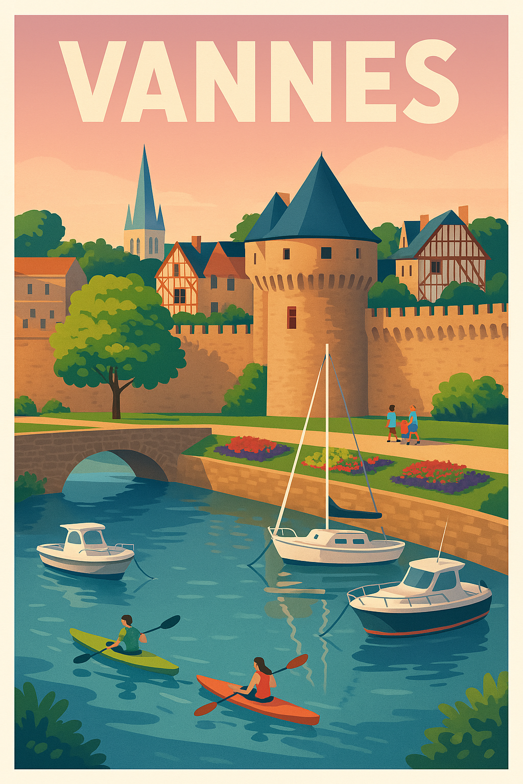 Vannes - Vieilles pierres et douceur maritime