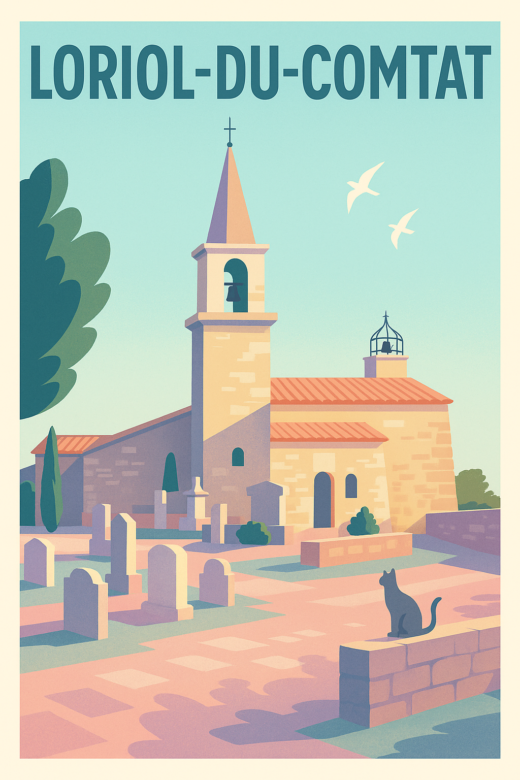 Affiche de Loriol-du-Comtat - Charme paisible et authenticité provençale
