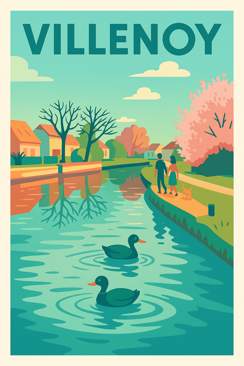 Affiche de Villenoy - Charme paisible au fil de l'eau