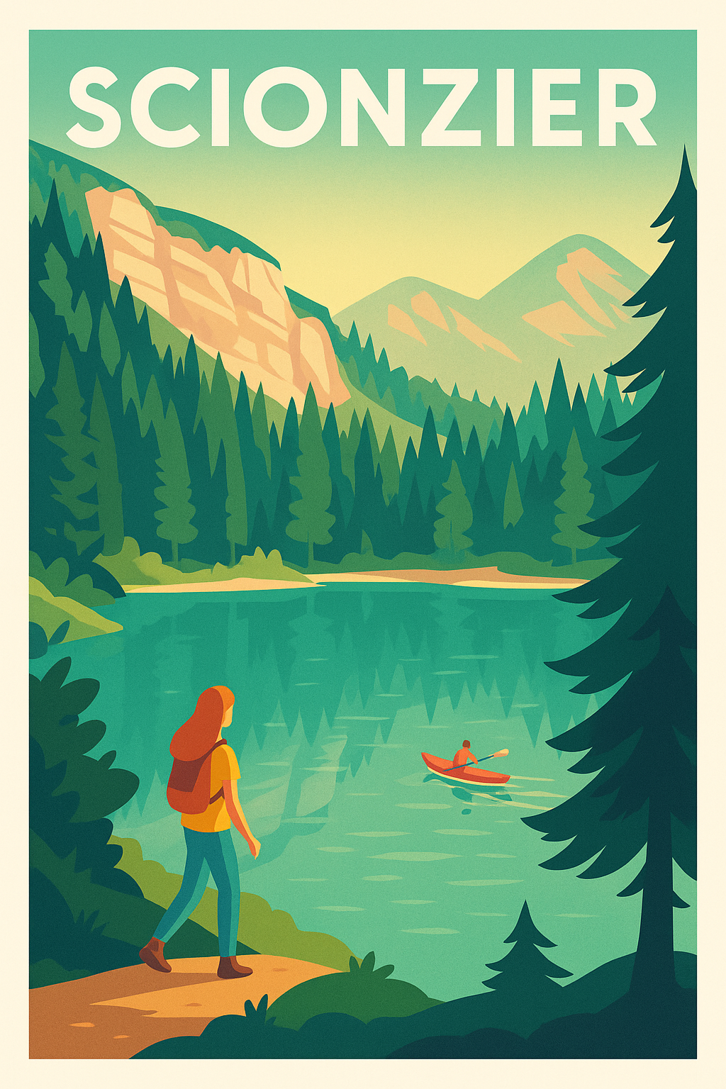 Affiche de Scionzier - Escapade nature au bord du lac