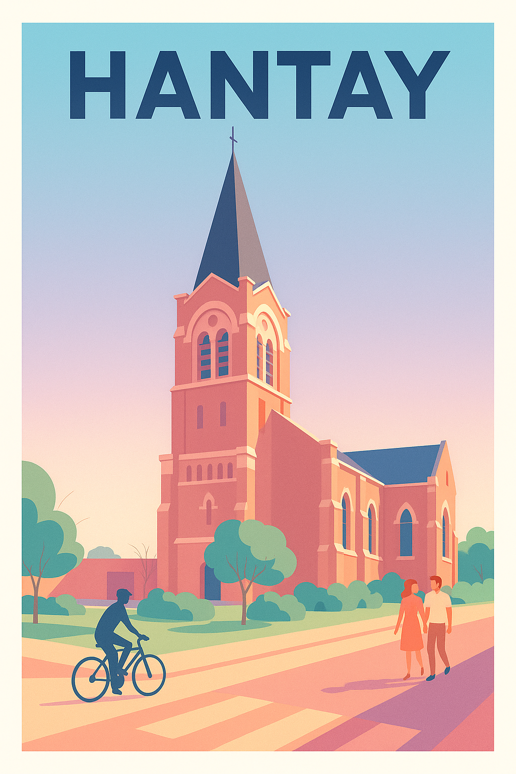 Affiche de Hantay - Charme paisible et architectural