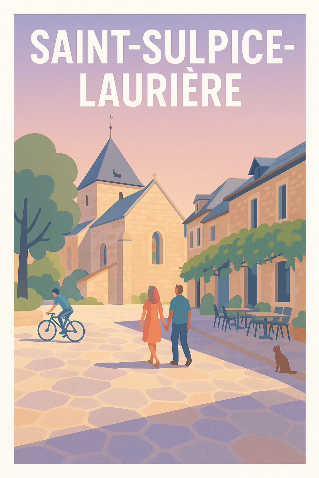 Affiche de Saint-Sulpice-Laurière - Balade au cœur du charme historique