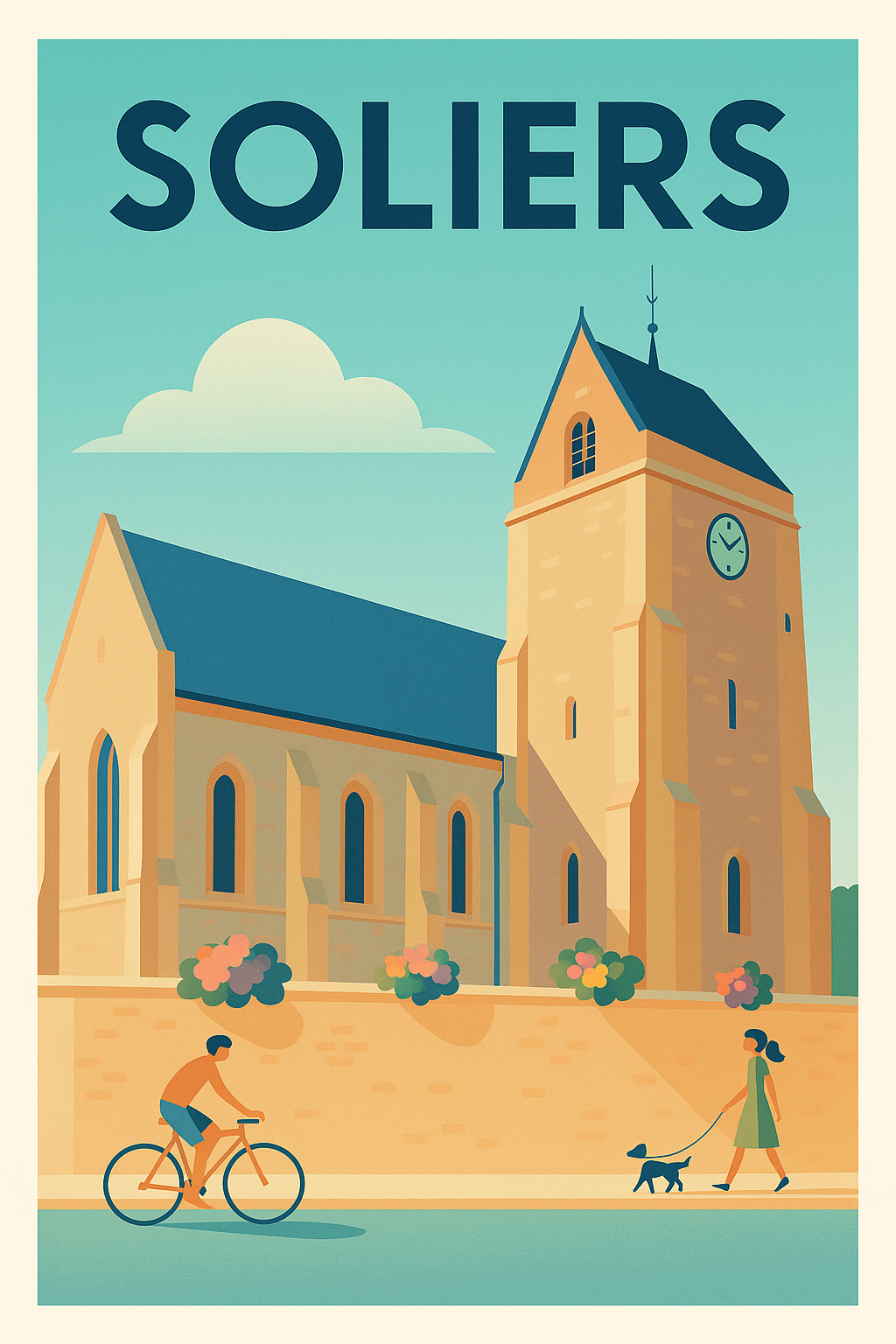Affiche de Soliers - Charme et sérénité à chaque coin de rue