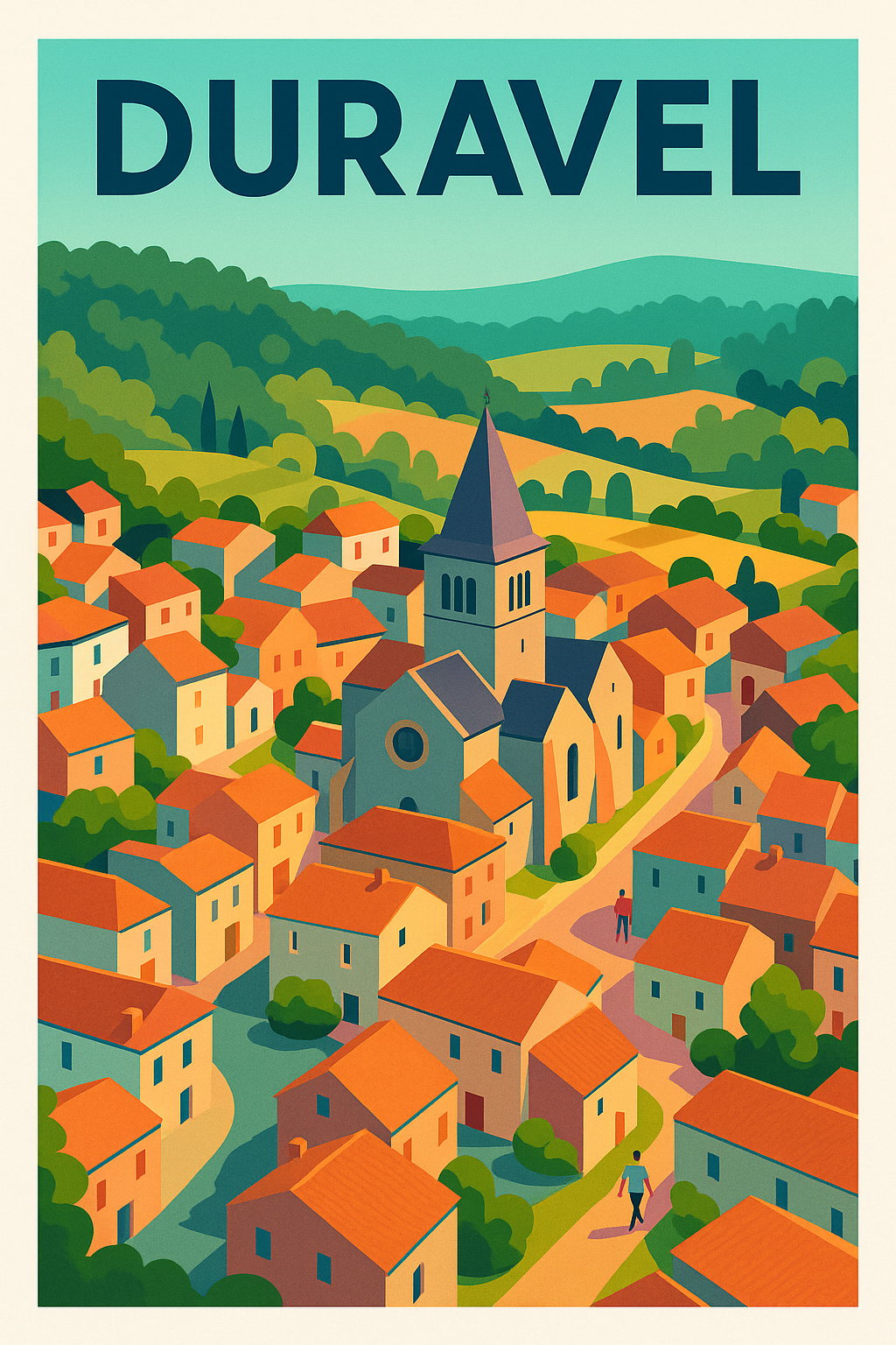 Affiche de Duravel - Charme et douceur de la campagne française