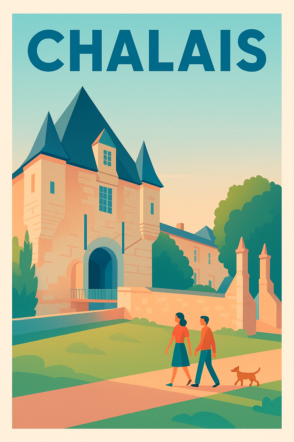 Affiche de Chalais - Flânerie et charme historique