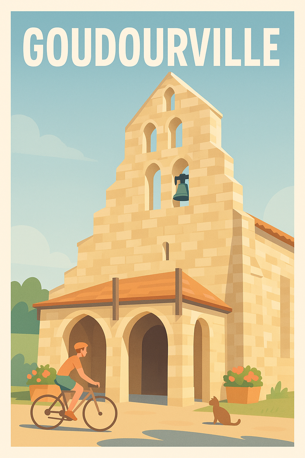 Affiche de Goudourville - Charme et sérénité au cœur du patrimoine