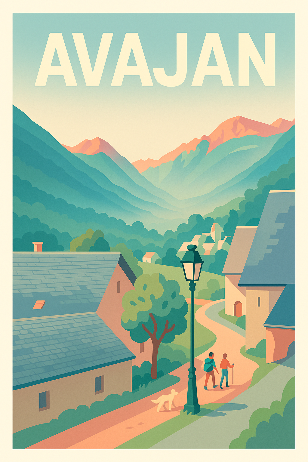 Affiche de Avajan - Évasion paisible en vallée pyrénéenne