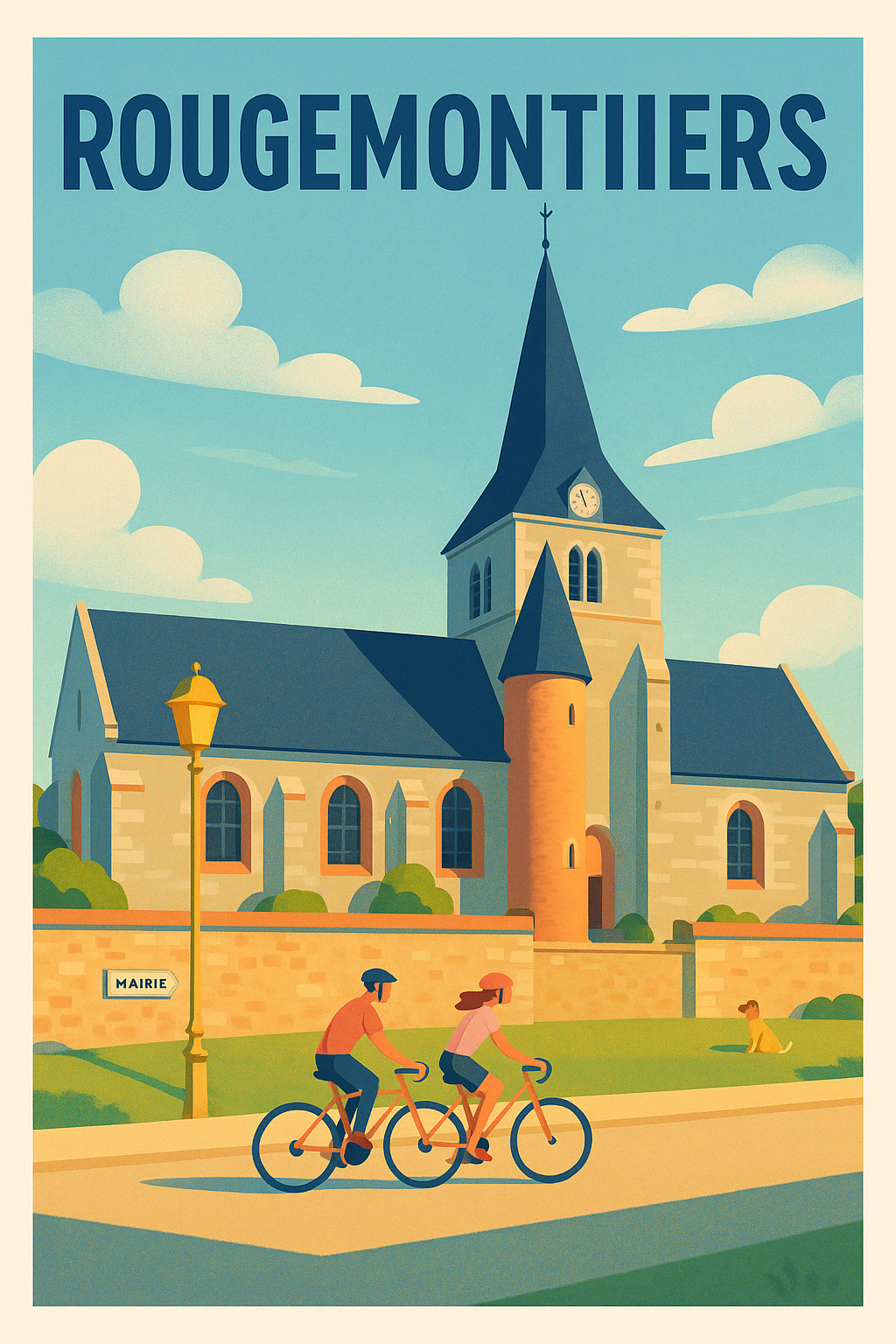 Affiche de Rougemontiers - Charme et sérénité au cœur du village