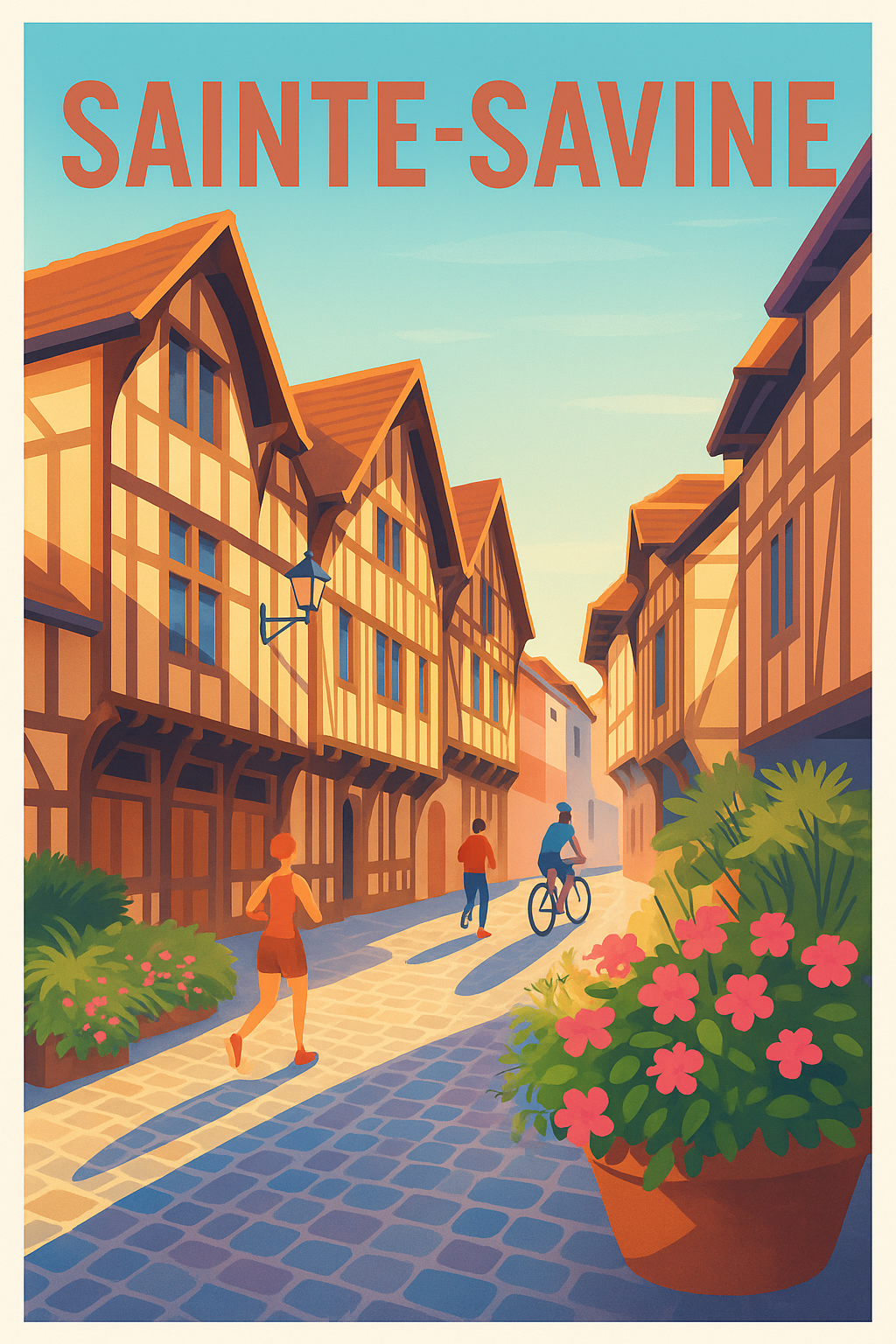 Affiche de Sainte-Savine - Charme et douceur de la vieille ville