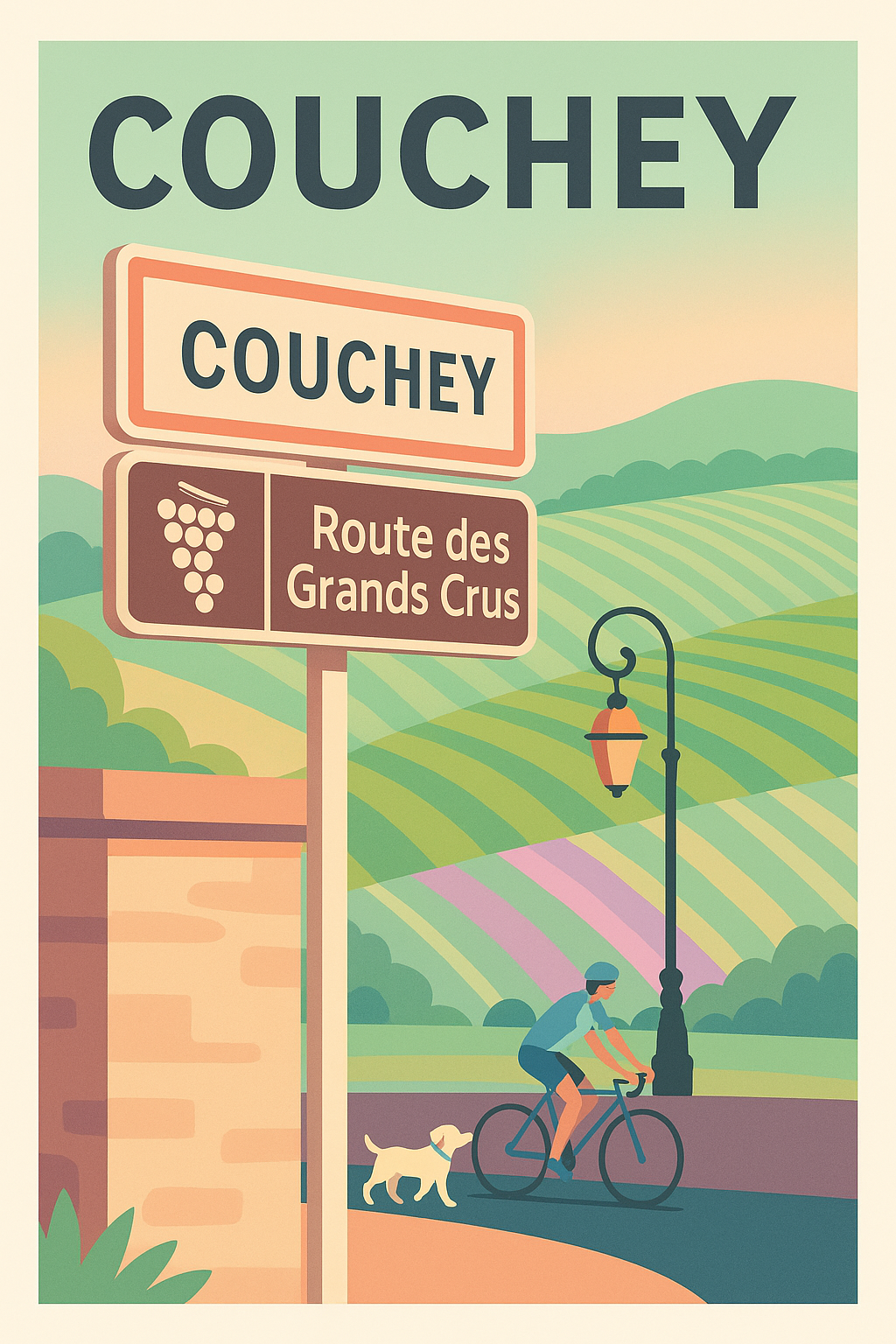 Affiche de Couchey - L'échappée belle sur la Route des Grands Crus