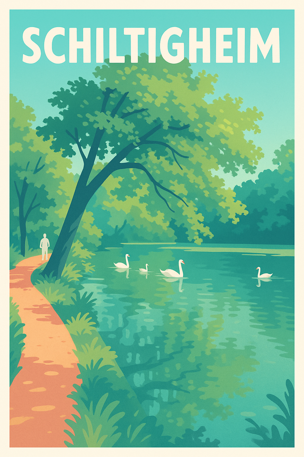 Affiche de Schiltigheim - Sérénité au bord de l'eau