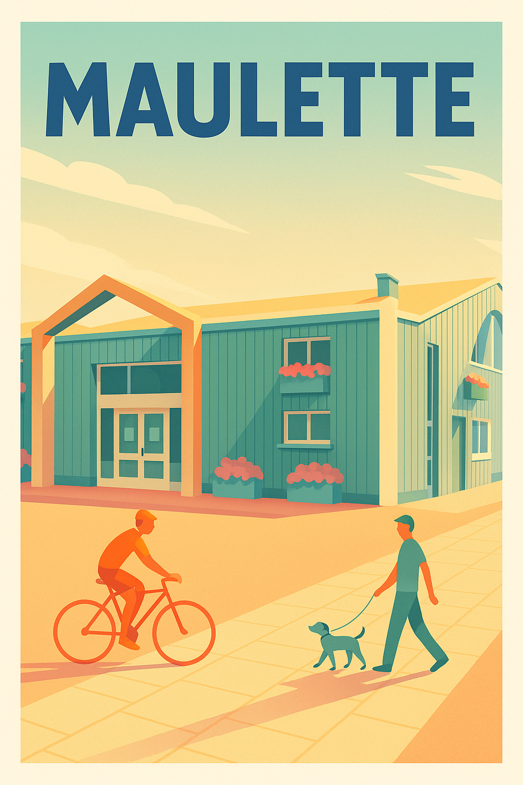 Affiche de Maulette - Une scène paisible du quotidien