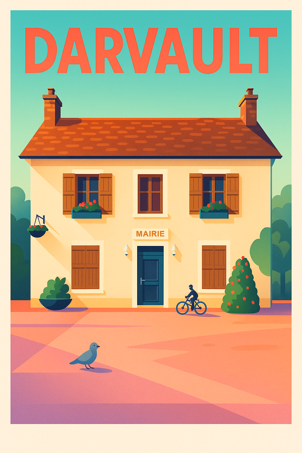 Affiche de Darvault - Charme et sérénité au cœur du village